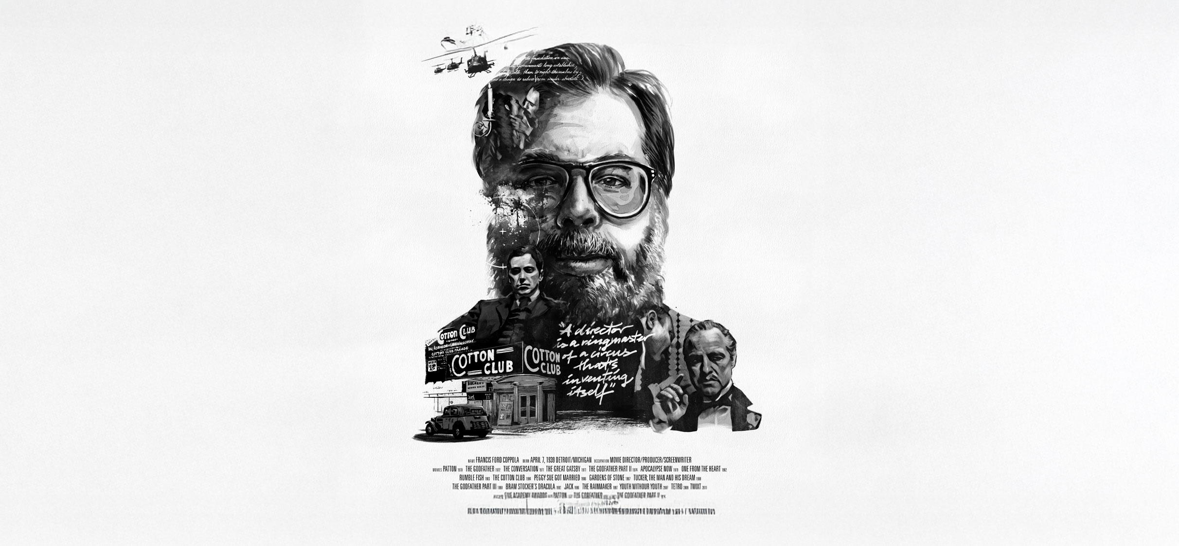 Une œuvre particulièrement personnelle : Portrait de Francis Ford Coppola par Julian Rentzsch