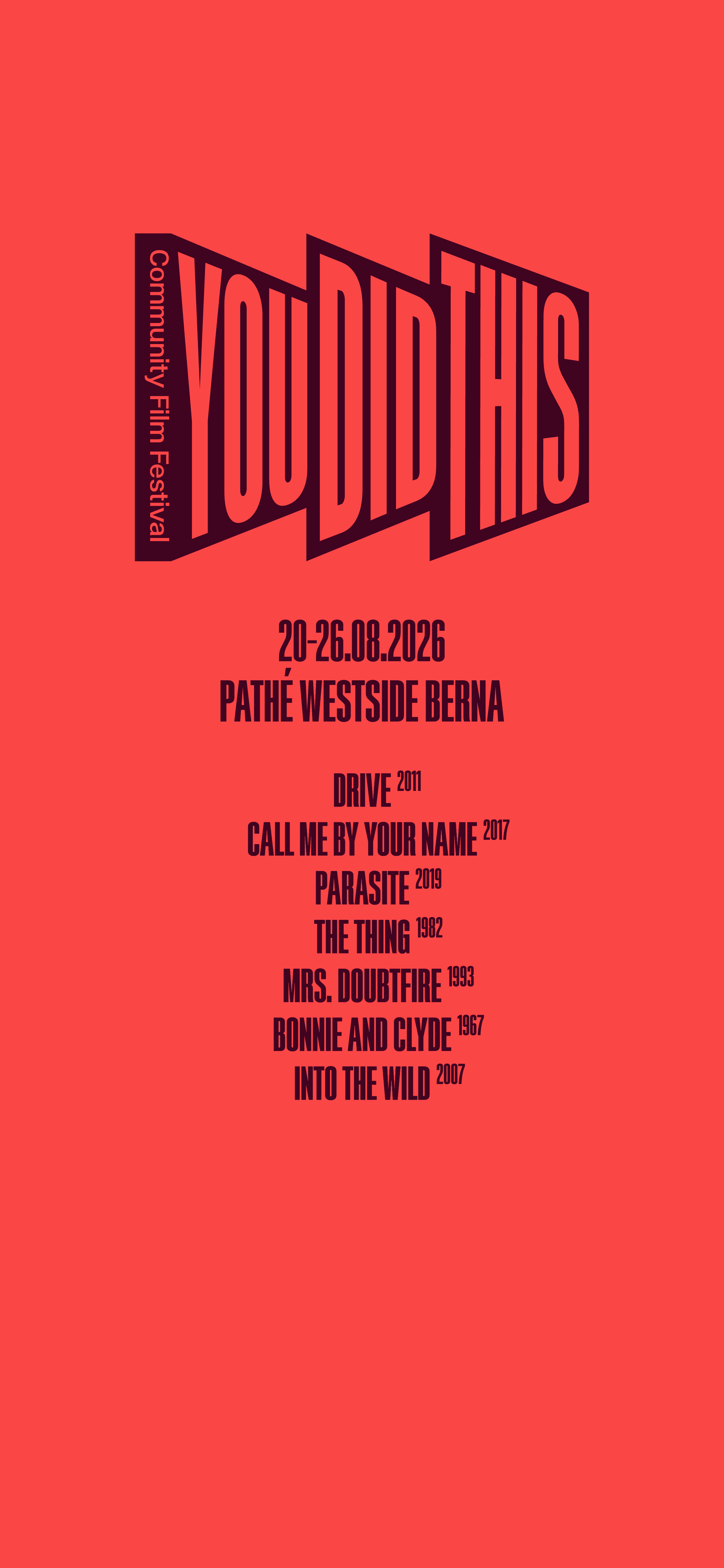YDT 2026 Tickets Pathé Westside